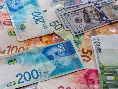 Итоги валютных торгов в Израиле: Доллар понижается, евро растет