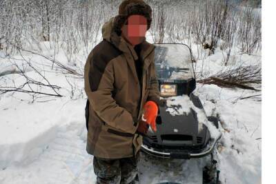 Спасатели не дали уйти под лед рыбаку на снегоходе в Ленобласти