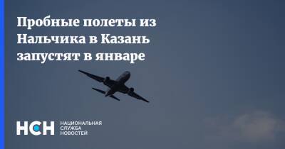 Пробные полеты из Нальчика в Казань запустят в январе