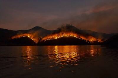 В США начали эвакуацию десятков тысяч жителей из-за масштабных лесных пожаров