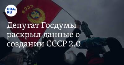 Депутат Госдумы раскрыл данные о создании СССР 2.0