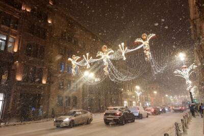 В Петербург спешит новогодний «Себастиан»: город ожидает дневное потепление и мокрый снег
