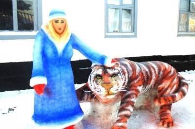 В колониях Свердловской области прошёл конкурс снежных скульптур