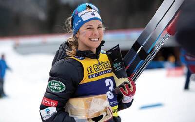 Диггинс выиграла масс-старт на "Тур де Ски". РЕЗУЛЬТАТЫ