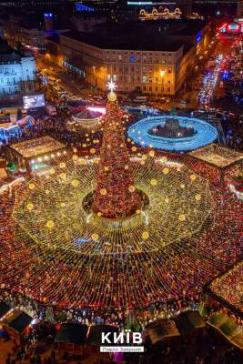 В каких городах Украины самые красивые елки: ТОП новогодних деревьев
