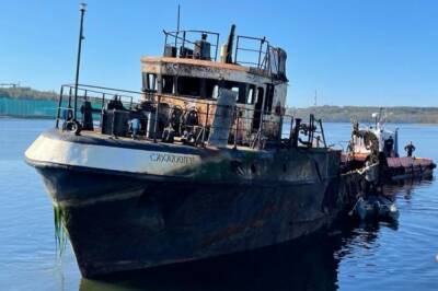 В Хабаровском крае утилизировали затонувшее судно