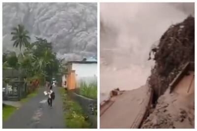 "День превратился в ночь": проснулся самый высокий вулкан, люди бросают дома и спасаются бегством, кадры - politeka.net - Украина - Индонезия