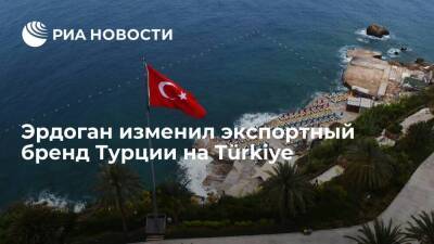 Эрдоган изменил экспортный бренд Турции на Türkiye
