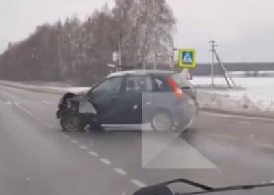 На трассе Рязань — Пронск легковушка попала в ДТП