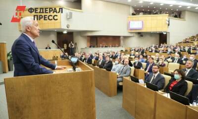 Васильев указал на бескорыстие новых депутатов Госдумы