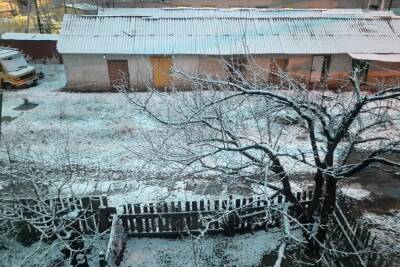 В Саратове выпал второй снег