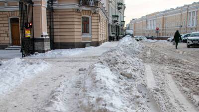 Молодые мамы Петербурга не могут выйти из дома с колясками из-за неубранного снега