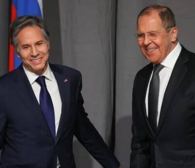 Энтони Блинкен и Сергей Лавров во время встречи устроили спор из-за Украины, — Bloomberg