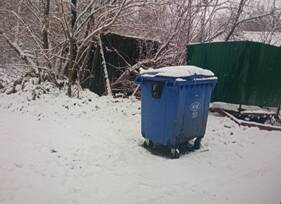 В Барышском районе убрали мусорную свалку