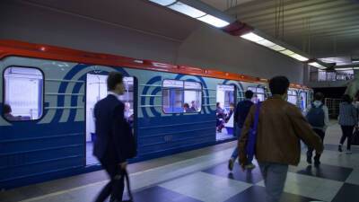 В московском метро задержали хулигана, забравшегося на крышу поезда
