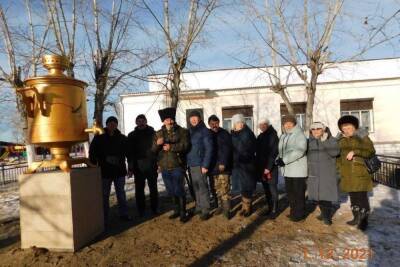 Самовар почти за 100 тысяч рублей установили в одном из сёл Бурятии