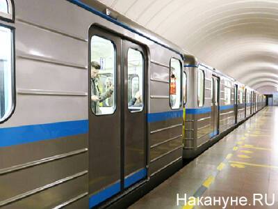 В Московском метро голый мужчина прыгнул на крышу поезда и застрял
