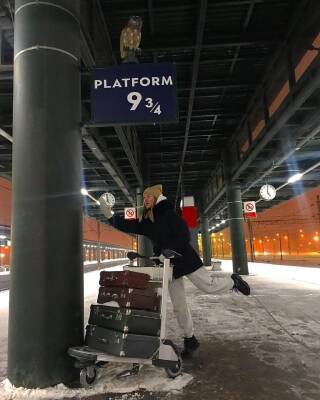 На петербургском вокзале появилась известная платформа 9 3/4