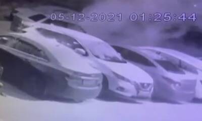 В Тобольске взорвалась машина, один человек пострадал