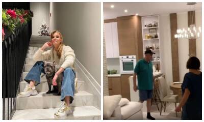 Телеведущая Алла Михеева показала дизайнерский ремонт в квартире родителей