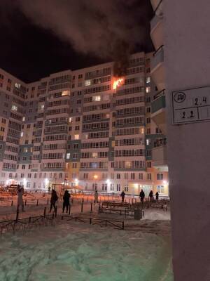 В Петербурге женщина погибла, выпрыгнув из окна горящей квартиры