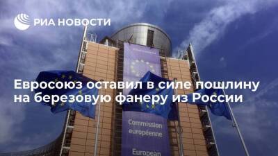 Евросоюз оставил в силе решение об антидемпинговой пошлине на березовую фанеру из России
