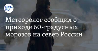 Метеоролог сообщил о приходе 60-градусных морозов на север России