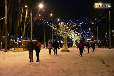 Праздничную иллюминацию в Рязани планируют включать с 10 декабря