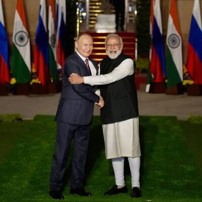 Путин и премьер-министр Индии Нарендра Моди начали встречу в Нью-Дели