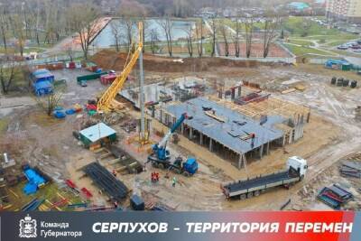 Первый этаж нового детского сада построят до конца года в Серпухове