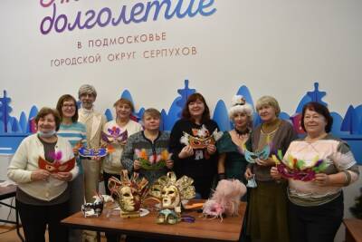 Участники клуба «Активное долголетие» в Серпухове подготовились к новогодним праздникам