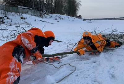 Жителей Ленинградской области попросили не выходить на лед