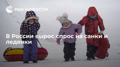 Исследование "Чек Индекса" показало, что россияне начали скупать санки и ледянки
