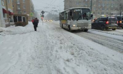 Сегодня в Петрозаводске ожидается очередной мощный снегопад