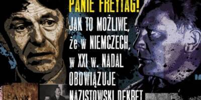 «Уже строят IV рейх»: Берлин возмущён польскими плакатами первых лиц ФРГ и нацистов
