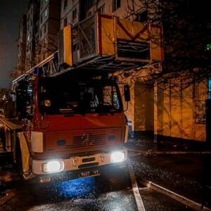 За вечер в Киеве произошло два пожара: есть жертва. Фото