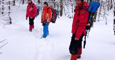 На Закарпатье продолжаются поиски туриста, заблудившегося во время прогулки на снегоходе