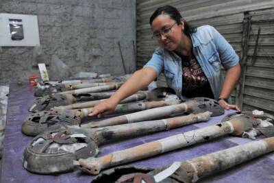В Мехико найден алтарь для жертвоприношений с человеческими останками (Фото)