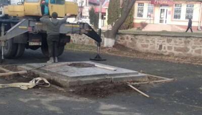 В Черкасской области демонтировали памятник основателю колхозного движения