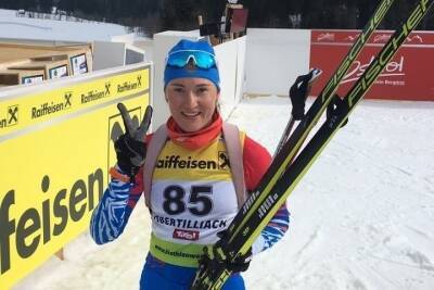 Мурманская биатлониста завоевала «золото» в спринте на Кубке России
