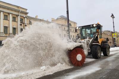 Петербургские чиновники рассказали, сколько снега вывезли с городских улиц