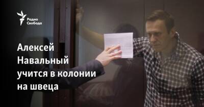 Алексей Навальный начал учиться в колонии на швеца
