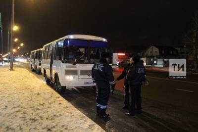 Во время проверки казанских автобусов и такси ГИБДД нашла 15 нарушителей