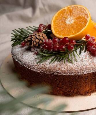 Праздничный апельсиновый пирог, который украсит ваш новогодний стол