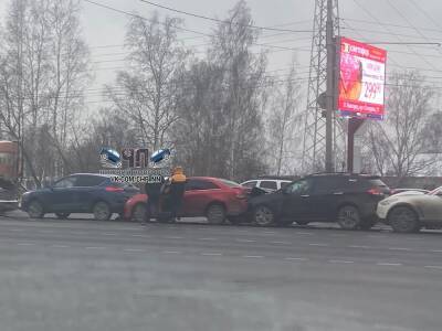 «Паровоз» из пяти машин образовался в Приокском районе