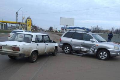 В Тамбовской области при столкновении двух автомобилей пострадал пассажир одного из них