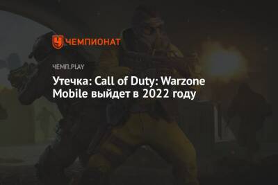 Утечка: Call of Duty: Warzone Mobile выйдет в 2022 году