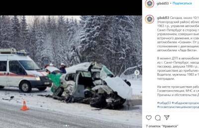 ГИБДД Новгорода показало, что осталось от Renault Logan, разбившего в хлам на трассе М-10
