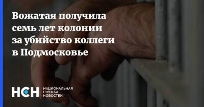 Вожатая получила семь лет колонии за убийство коллеги в Подмосковье