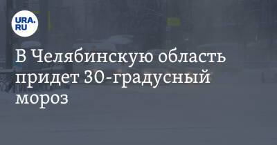 В Челябинскую область придет 30-градусный мороз. Скрин